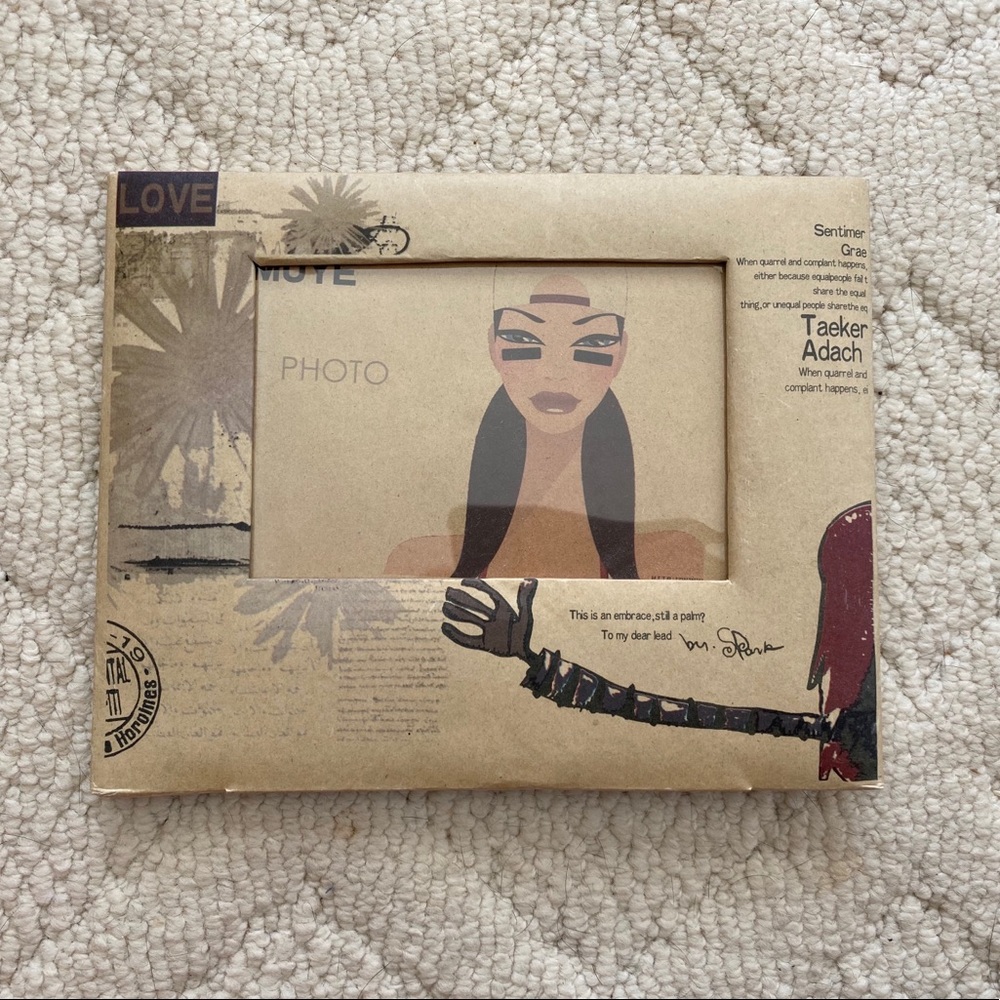 Muye Artistic 3.5” x 5” Paper Picture Frame